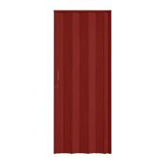 Porta Sanfonada Pvc Plastporta 210x84cm Plastporta Bcf Mogno
