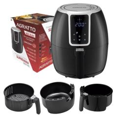Fritadeira Elétrica Air Fryer Agratto Antiaderente 3,6l