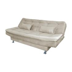 Sofá Cama Reclinável 2 Lugares 190cm Salomé Bege Matrix