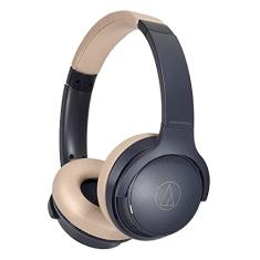 FONE DE OUVIDO AUDIO-TECHNICA SEM FIO ON-EAR - ATH-S220BTNBG - AZUL E BEGE