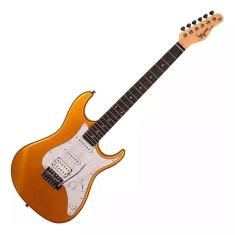 Guitarra Strato Tagima Basswood Tg-520 Metallic Gold Yellow