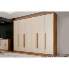 Guarda Roupa Casal 6 Portas e 6 Gavetas Bragaça/Coimbra Cumaru/Fendi 2