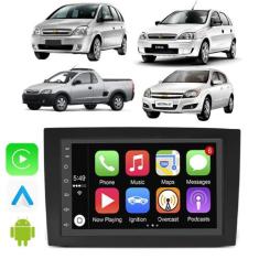 Kit Multimidia Android Corsa Montana 2002-2012 7 Pol Carplay Youtube -