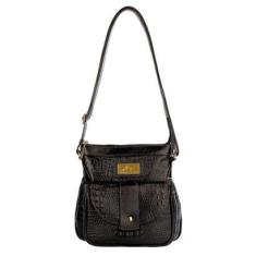 Bolsa tiracolo de couro Elis Feminina-Feminino