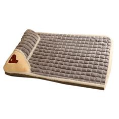 Cama Acolchoada para Animais de Estimação, Cama de Cachorro Resistente a Derrapagem Macia de Alta Recuperação para Casa (L(60x40cm/23,6x15,7in), para até 10kg/22lb)