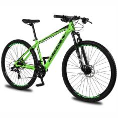 Bicicleta Aro 29 KRW Alumínio 24 Vel Shimano Altus Hidráulico Suspensã