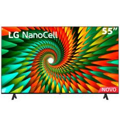 Imagem de Smart TV 55" 4K LG NanoCell 55NANO77SRA Bluetooth, ThinQ AI, Alexa, Google Assistente, Airplay, 3 HDMIs