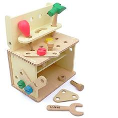 Bancada de Ferramentas Em Madeira Inventando e Consertando - Lume