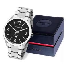 Relógio Technos Masculino Analogico 2015bzbs/1p Prata Correia Prateado