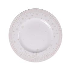 Prato Panetone Capodanno em Porcelana Decorada 28 cm Tramontina