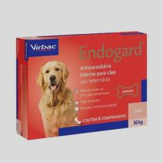 Endogard Para Cães 30kg c/ 6 Comprimidos - Virbac