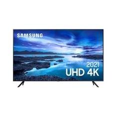 Samsung Smart TV 65´´ UHD 4K 65AU7700, Processador Crystal 4K, Tela sem limites, Visual Livre de Cabos, Alexa Built In - UN65AU7700GXZD