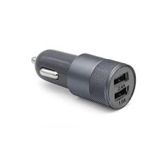 Geonav Carregador veicular universal 2.4A, 2 portas USB, ES24CH, Cinza