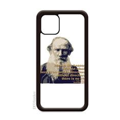 Capa Tolstoy Russian Writer Motto para iPhone 12 Pro Max para Apple Mini Mobile Case