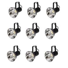 Kit 9 Spot Trilho Perfilado Eletro calha Par20 Bulbo OL5