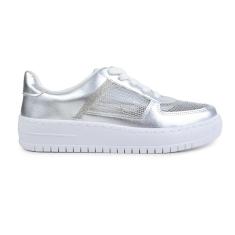 Tênis Feminino Vizzano Metalico Prata Transparente - 8497-Feminino