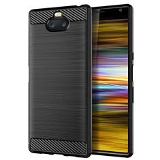 Capa para Sony Xperia 10 Plus, sensação macia, proteção total, anti-arranhões e impressões digitais + capa de celular resistente a arranhões para Sony Xperia 10 Plus