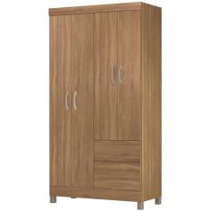Guarda-Roupa Demóbile Lotus Solteiro Infantil 4 Portas 2 Gavetas Amendola Touch 134