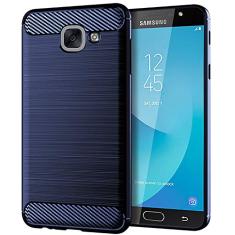 Capa para Samsung Galaxy On Max, sensação macia, proteção total, anti-arranhões e impressões digitais + capa de celular resistente a arranhões para Samsung Galaxy On Max