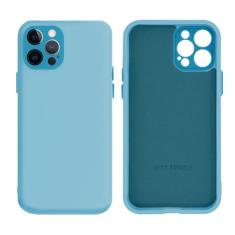 Capinha Compatível com iPhone 12 Pro Flexivel Colors Lisa - GCM, Azul