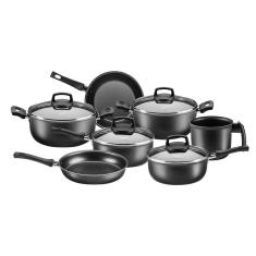 Conjunto de Panelas MTA Safira Antiaderente 7 Peças Grafite