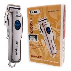 Máquina De Cortar Cabelo Profissional Kemei Km 2002 Cordless