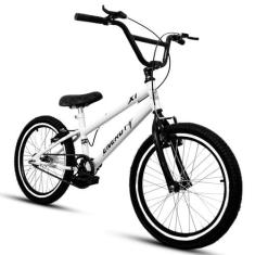 Bicicleta Aro 20 Tipo Cross Free Style Bmx Branca - Ello Bike