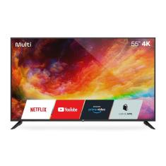 Smart Tv Dled 55 4k Multi Linux 3 Hdmi 2 Usb Wi-fi - Tl025m Preto Bivolt