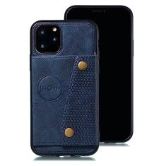 Capa de telefone de couro PU para iPhone 13 12 11 14 Pro Max Plus 12 Mini XS Max XR 7 8 6 6S Plus SE 2020 Capa de carteira com slot para cartão, azul, para iphone 14PRO MAX