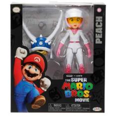 Boneco Peach de 14CM com Casco Azul Super Mario Filme SUNNY