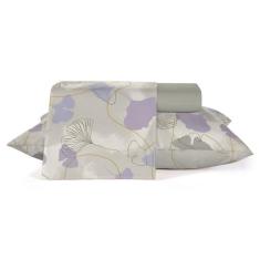 Jogo de Lençol Casal Teka 3 Peças 150 Fios - 100% Algodão, Encanto