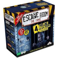 Jogo Escape Room, V2 - 4 salas emocionantes | Jogo de tabuleiro Solve Mystery para adultos