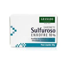 Sabonete Granado Sulfuroso Enxofre 10% 90g, 1 unidade, 90g, Sulfuroso