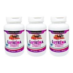 5 Luteína Zeaxantina  + Vitamina A e C 500mg 120 Cápsulas - Rei Terra