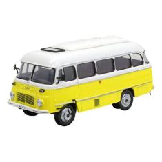 Miniatura onibus alemã antigo ist robur lo 3000 fr 1972 1/43, Amarelo,