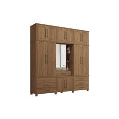Guarda Roupa 13 Portas 1 E 7 Gavetas Londres Capelinha Jatobá - Santos Andirá