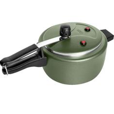 Panela De Pressão Antiaderente 2,5 Litros Tulipa Masterflon Verde Patolux