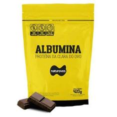 Albumina Sabor Chocolate 420G - Naturovos