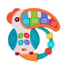 Tucano Musical de Atividades com Mordedor Luzes Interativa Buba