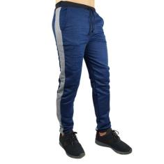 Calça Moletom Masculina Plus Size Gorilla Wear, G2, Azul, Marinho