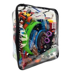 Organizador de Brinquedo Grande Bloco de Montar Carrinho Boneca PVC im