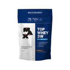 Top Whey 3w Refil 1,8kg Isolado + Hidr + Conc - Max Titanium, 1 Unidad