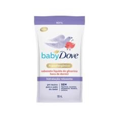 Refil Sabonete Liquido de Glicerina Baby Dove Hora de Dormir 180ml, 1,