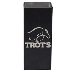 COPO DE TERERÉ PRETO INOX QUADRADO 250ML TROT'S