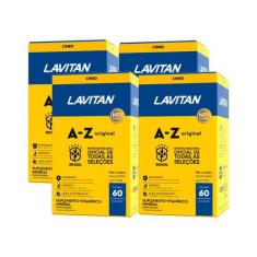 Multivitamínico Lavitan Copa Az 60 Comprimidos 4 Caixas