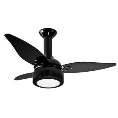 Ventilador De Teto Loren Sid Aristocrata M1 Led 140w, Preto, 110V