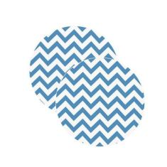 Sousplat Chevron Azul - NSW, 2 Peças, com base