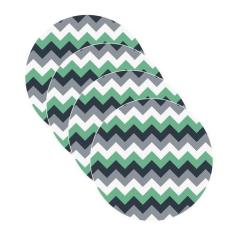 Sousplat Chevron Colorido 2 - NSW, Sem base, 4 Peças