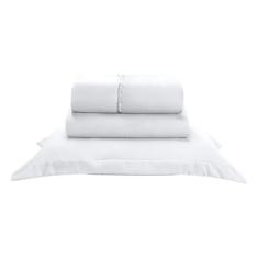 Kit Jogo Lençol Elastico 300 fios Cama Solteiro 3 Peças Fronha Aba Ame
