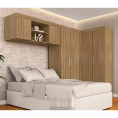 Guarda Roupa Casal Modulado Luana Boreal - Móveis Arapongas